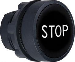 Head for non illuminated push button, Harmony XB5, black flush, 22mm, spring return, white marked ST ZB5AA234 | 3389110904505