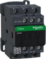 Contactor, TeSys Deca, 3P(3NO), AC-3/AC-3e, <=440V, 18A, 220V AC 50/60Hz coil, screw clamp terminals LC1D18M7 | 3389110349504