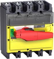 switch disconnector, Compact INV400, visible break, 400A, with red rotary handle and yellow front, 4 31191 | 3303430311911
