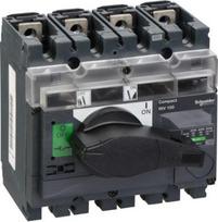 switch disconnector, Compact INV100, visible break, 100A, standard version with black rotary handle, 31161 | 3303430311614