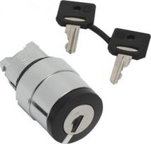 Head for key selector switch, Harmony XB4, 22mm 3 position spring return 421E ZB4BG712 | 3389110122299