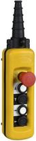 Pendant control station, Harmony XAC, plastic, yellow, 4 push buttons, 1 and 2 with 2 NO + NC , 3 an XACA4923 | 3389110740134