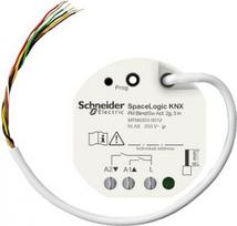 Blind/switch actuator, SpaceLogic KNX, 2 gang, flush mounted, 3 binary inputs, KNX Secure MTN6003-0012 | 3606482046788