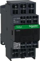Contactor, TeSys Deca, 3P(3NO), AC-3/AC-3e, <=440V, 25A, 24V DC low consumption coil, spring termina LC1D253BL | 3389110809022