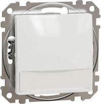 Push-Button, Sedna Design & Elements, 1-way, 10A, with blue locator and label holder, white SDD111133L | 3606481478283