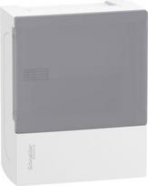 Enclosure, Resi9 MP, surface mounting, 1 row of 6 modules, IP40, translucid door, 1 earth + 1 neutra MIP12106T | 3606480147869