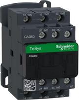 Control relay, TeSys Deca, 5NO, 0 to 690V, 24VAC 50/60Hz standard coil, screw clamp CAD50B7 | 3389110402858