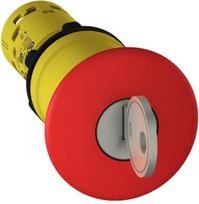 Emergency stop push button, Harmony XB7, 22mm, red mushroom 40mm, trigger key release, 1NO + 1NC XB7NS9445 | 3606480465659