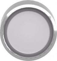 Head for illuminated push button, Harmony XB4, metal, white flush, 22mm, universal LED, for insertio ZB4BA18 | 3389110887716