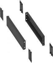 2 side panels for plinth. 400x100mm. Folded sheet steel. RAL 7022. IP 30. IK 10. NSYSPS4100SD | 3606480163074