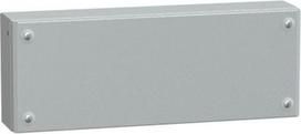 Metal industrial box plain door H150xW400xD80 IP66 IK10 RAL 7035 NSYSBM15408 | 3606480520044