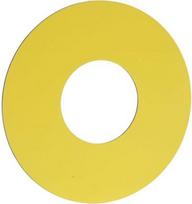 Unmarked legend, Harmony XAC, plastic, yellow, 22mm push button, 60mm label, unmarked ZB2BY9101 | 3389110615265