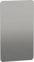Plain mounting plate H1000xW600mm made of galvanised sheet steel NSYMM106 | 3606480183157