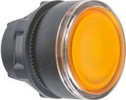 Head for illuminated push button, Harmony XB5, XB4, orange flush pushbutton 22mm spring return BA9s ZB5AW35 | 3389110909975