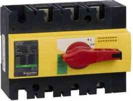 switch disconnector, Compact INS100, 100A, with red rotary handle and yellow front, 3 poles 28924 | 3303430289241