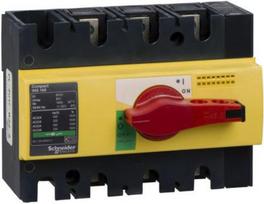 switch disconnector, Compact INS160, 160A, with red rotary handle and yellow front, 3 poles 28928 | 3303430289289
