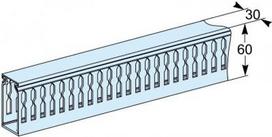 Cable trunking, PrismaSeT G, Horizontal trunking 60x30mm, L450mm, Supplied with 8 support, Set of 4 LVS04257 | 3606481866561