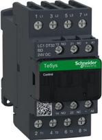 Contactor, TeSys Deca, 4P(4 NO), AC-1, <=440V, 32A, 24VDC standard coil, screw clamp terminal LC1DT32BD | 3389110247824