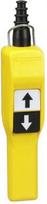 Pendant control station, Harmony XAC, plastic, yellow, pistol grip, 2 push buttons with 1NO XACA201 | 3389110645002