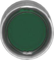 Head for illuminated push button, Harmony XB4, metal, green flush, 22mm, universal LED, spring retur ZB4BW533 | 3389110892796