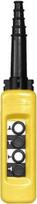 Pendant control station, Harmony XAC, plastic, yellow, 4 push buttons with 2NO+1NC XACA491 | 3389110325768