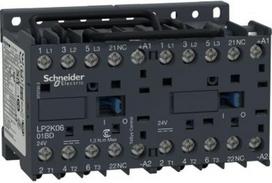 reversing Contactor, TeSys K, 3P, AC-3/AC-3e,440V 12A, 1NC, 24V DC coil, screw clamp terminals LP2K1201BD | 3389110791068