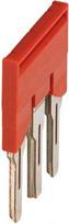 Plug-in bridge, Linergy TR, 3 points, for 6mm² terminal blocks, red, 3 way, set of 10 NSYTRAL63 | 3606480534225