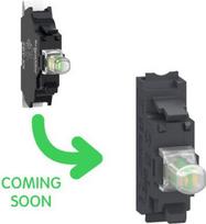 Light block, Harmony XB4, Harmony XB5, for head 22mm, universal LED, 24V AC DC, compact push in term ZBVB15 | 3389119037495