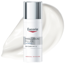 EUCERIN Hyaluron-Filler +3x Effect SPF 15 Dienas Sejas Krēms Normālai un Kombinētai Ādai, 50 ml