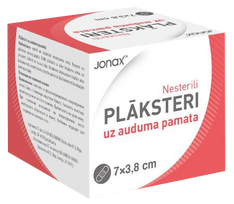 Plāksteri JONAX 200 gab. (7 x 3.8 cm), uz auduma bāzes