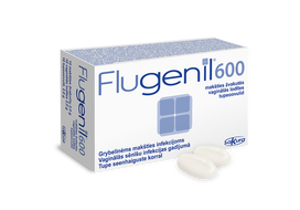 FLUGENIL vaginālās lodītes 600 mg, 10 gab.