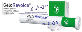 GELOREVOICE tabletes ar upeņu un mentolu sūkāšanai - 20 gab.