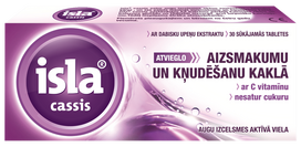 ISLA Vitamīns C un Cassis sūkājamās tabletes, 30 gab.