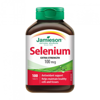 JAMIESON Selēna tabletes 100 mcg, 100 gab.