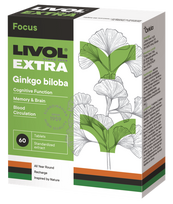 LIVOL Ginkgo Biloba Extra tabletes 60 gabali