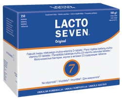 LACTO SEVEN Original, 250 tabletes