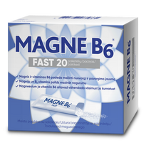 MAGNE B6 Fast pulveris mutē šķīstošs, 20 paciņas