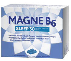 MAGNE B6 Sleep — 30 kapsula miega veicināšanai