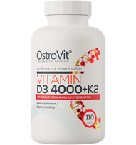 OSTROVIT D3 vitamīns 4000 IU ar K2, 110 tabletes
