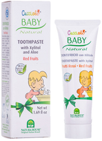 NATURA HOUSE Cucciolo Baby Red Fruits — bērnu zobu pasta 50 ml tilpumā