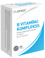 B-kompleksa vitamīni JONAX — 30 kapsulas