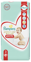PAMPERS Premium Care 3 autiņbiksītes (6-11 kg), 48 gab.