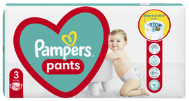 PAMPERS Maxi Pack 3 autiņbiksītes (6-11 kg) — 56 gab.