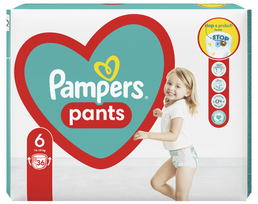 PAMPERS Maxi Pack 6 autiņbiksītes (14-19 kg), komplektā 36 gab.