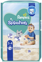 Pampers Splashers 3 autiņbiksītes peldēšanai 12 gab. (6-11 kg)
