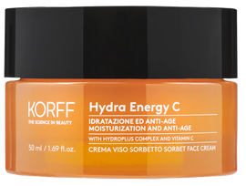 KORFF Hydra Energy C – pretnovecošanās sejas sorbetkrēms ar intensīvu mitrināšanu, 50 ml
