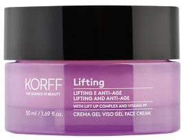 KORFF Lifting 40-76 gelveida pretnovecošanās ar liftinga efektu sejas krēms, 50 ml