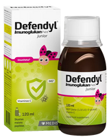 Defendyl-Imunoglukan P4H® Junior šķidrums - 120 ml bērniem un pieaugušajiem