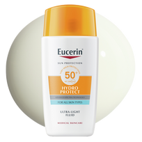 EUCERIN Sun Hydro Protect 50 ml viegls sejas fluīds ar SPF50+