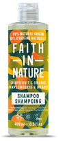 FAITH IN NATURE Apelsīnu un greipfrūtu šampūns, 400 ml